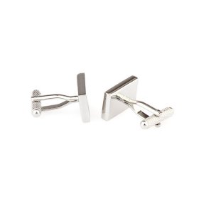 Cufflinks -  Deluxe Heavy Rectangular