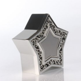 Especially For You Silver Plated Star Filigree Trinket Box