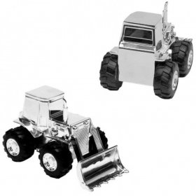  Silver Plated Money Box - Front Loading Digger