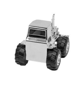  Silver Plated Money Box - Front Loading Digger