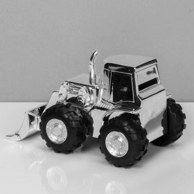  Silver Plated Money Box - Front Loading Digger