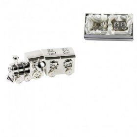  Silver Plated First Tooth & Curl Set Train with One Carriage