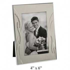 Impressions Photo Frame with Crystal Reed Design 4"x6"