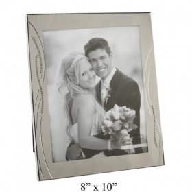 Impressions Photo Frame with Crystal Reed Design 8"x10"