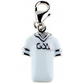 Sterling Silver & Enamel Kildare Jersey Charm.