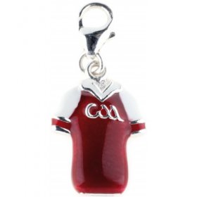 Sterling Silver & Enamel Westmeath Jersey Charm.