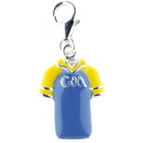 Sterling Silver & Enamel Wicklow Jersey Charm.