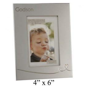 Juliana 2 Tone Silver Frame with Heart Design - Godson
