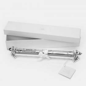 Twinkle Twinkle Silver Plated Birth Certificate Tube