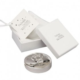 Twinkle Twinkle Silver Plated Baby Gift & Bag - My First Curl Box