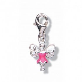 Jo for Girls Charm Sterling Silver  Pink Fairy