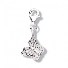 Jo for Girls Charm Sterling Silver Butterfly