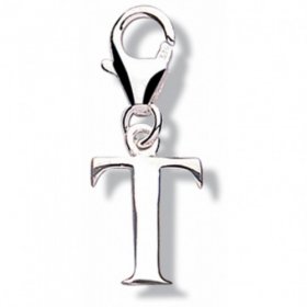 Jo for Girls Charm Sterling Silver Letter T