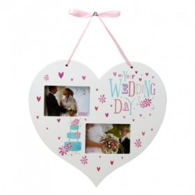 Blue Eyed Hanging Heart Frame Wedding Day