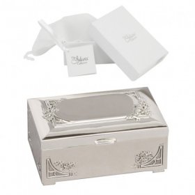 Sophia Gift Boxed Silver Plated Trinket Box