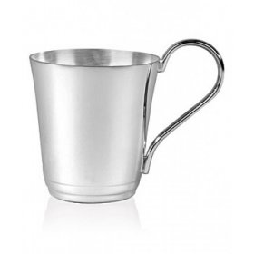  Silver Plated Childs Christening Cup - Plain Supplied Boxed
