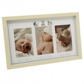 Bambino Photo Frame 3 Icons - First Smile / Bath / Step