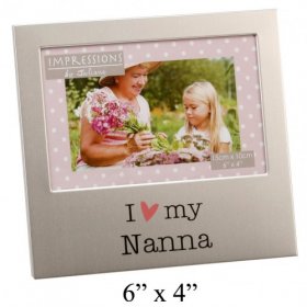 Juliana Aluminium Photo Frame 4" x 6" - Nanna 