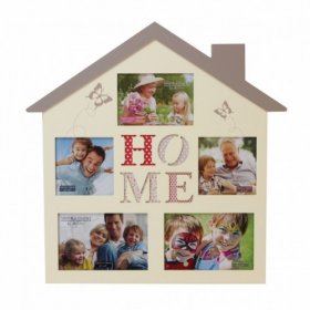 Juliana Impressions Multi Aperture Photo Frame - 'HOME'