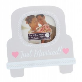 New View Wedding Collection Photo Frame - "Just Married"