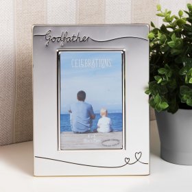 Juliana Photo Frame Silver Plated Satin Finish 