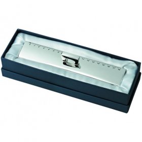 Silver Plated Ruler 18cm in Gift Box