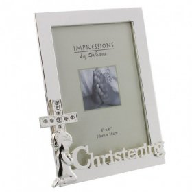 Silver Plated Photo Frame - Christening
