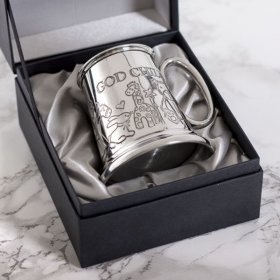 Baby Mug - Pewter God Child - GIFT BOXED