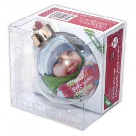 Christmas Bauble - Create Your Own Photo Ornament - Single