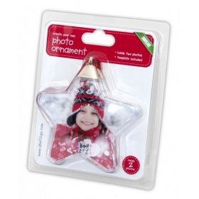 Christmas Bauble - Star - Create Your Own Photo Ornament - Single