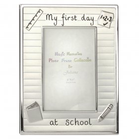 My First Day at School Picture Frame 4"x6" 