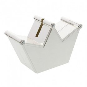 Juliana Silver Plated Money Box - Crown