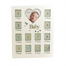 Juliana MDF Baby 1st Year Collage Frame