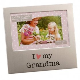 Juliana Aluminium Photo Frame 4" x 6" - Grandma