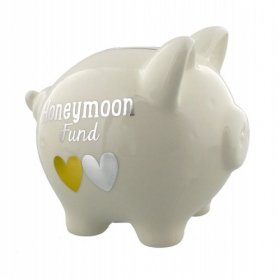 Wendy Jones-Blackett Collection Piggy Bank - Honeymoon Fund 