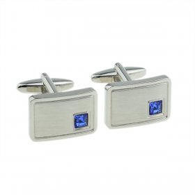 Cufflinks - Birthstone - 09 September - Sapphire Blue