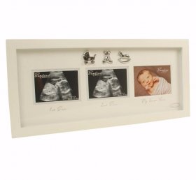 Bambino by Juliana MDF 1st & 2nd Scan Frame - 3 Apertures