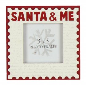 MDF Photo Frame - Santa & Me