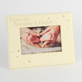 Bambino Wooden Frame - I Love My Mummy & Daddy 6