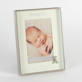 Bambino Silverplated Frame with Teddy - Grandchild 4