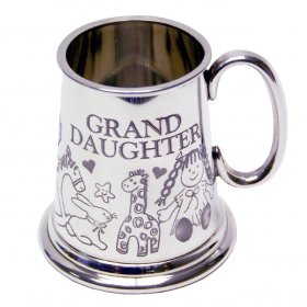 Baby Mug - Pewter Granddaughter - GIFT BOXED