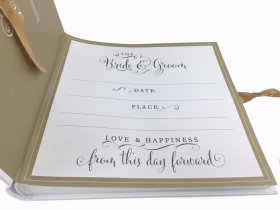  'Always & Forever' Gold Foil Photo Album 6