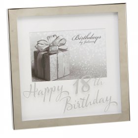 Birthdays by Juliana Box Frame 6 x 4 Mirror Print - 18th 
