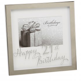 Birthdays by Juliana Box Frame 6 x 4 Mirror Print - 21st 