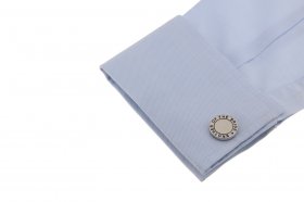 Cufflinks - Black Fill Wedding Cufflinks - Brother of the Bride