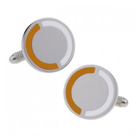 Cufflinks - Club & County - Orange & White