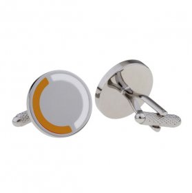 Cufflinks - Club & County - Orange & White