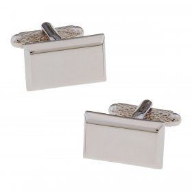 Cufflinks - Cut Edge Rectangle