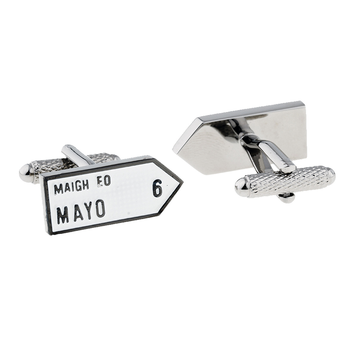 Irish County Road Sign Cufflinks Mayo Gift Shop Online Ireland