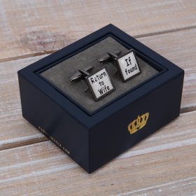 Cufflinks - If Found' "Return to Wife